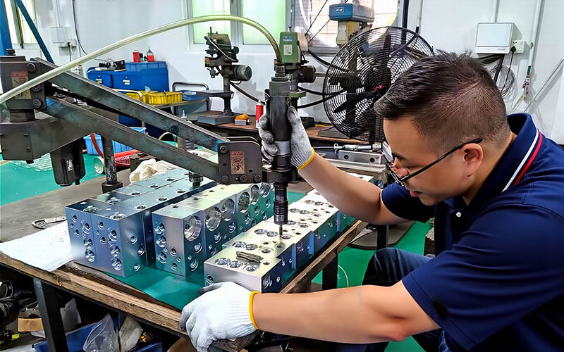 Dongguan Zhongwei Metal Products Co., Ltd خط إنتاج المصنع