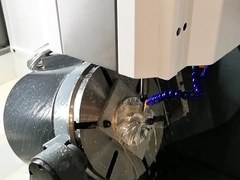 المعدن عالي الدقة 5 محورات معالجة CNC الفولاذ المقاوم للصدأ النحاس الألومنيوم محرك المنازل