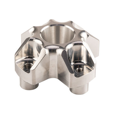 OEM خمس محاور CNC معالجة الفولاذ المقاوم للصدأ الألومنيوم CNC قطع غيار آلة التحول
